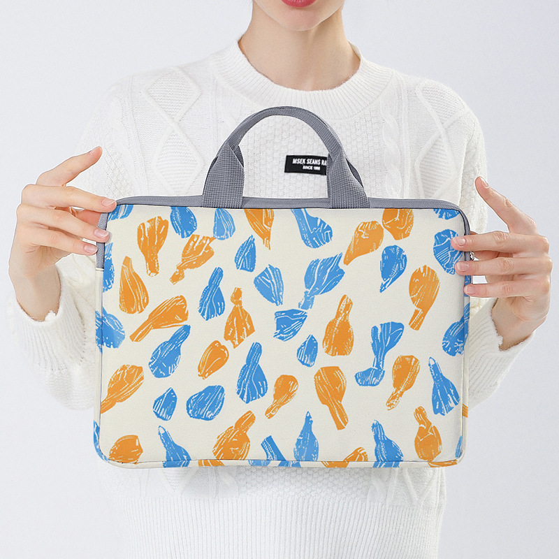 Amazon new two-color spot printing laptop bag 13 inch -14 inch -15 inch ipad laptop bag
