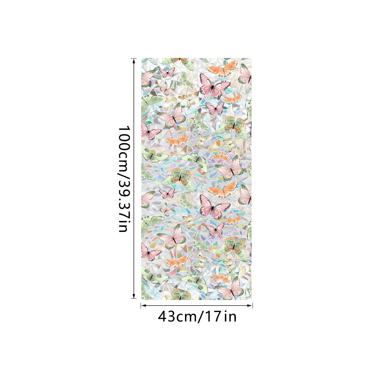 140g Weight Glass paster Home Textiles & Decor Type PVC Material Leaf Pattern Casual, Pastoral Style Casual Pastoral Leaf PVC Glass Paster Wall Art 143