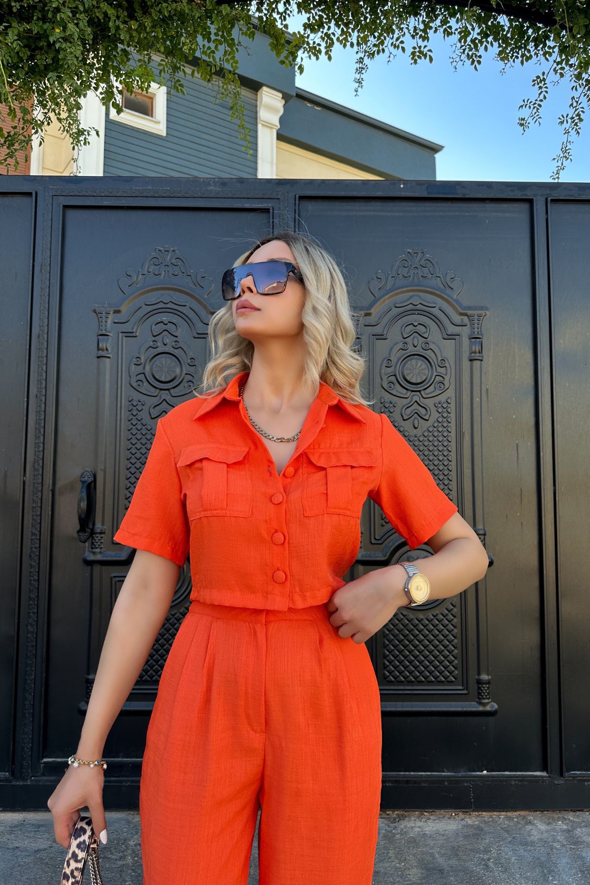 European And American Style Women's Summer Short Sleeve Two-Piece Set Cross-Border Trade, Elegant Casual For Women,_ecoleips.com