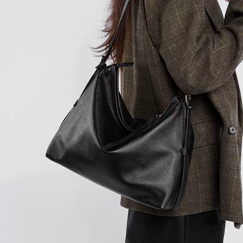 真皮女包包冬季女2025新款高级感女小众单肩腋下包复古时尚斜挎包