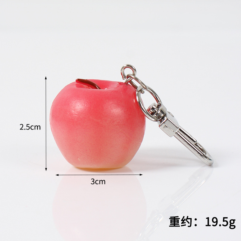 イチゴのスイカのリンゴのみかんのバナナのライチのキーホルダーのアイデアをシミュレーションします。|undefined