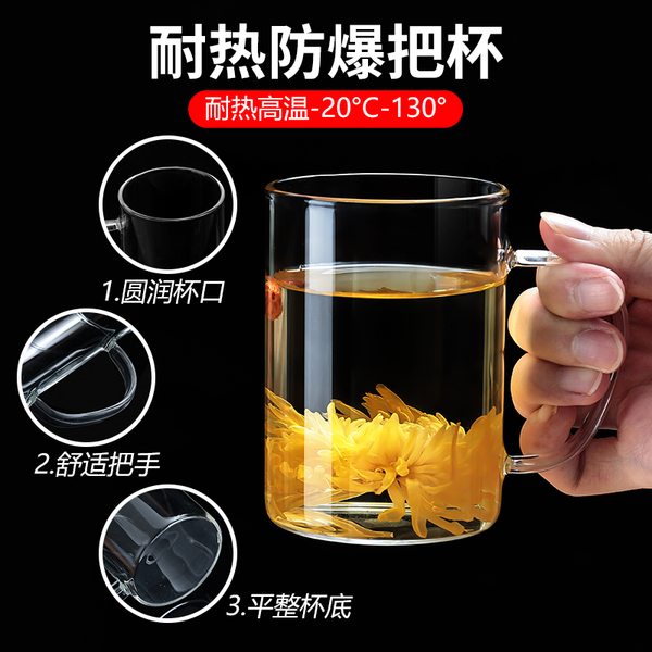 Glass teapot for home use