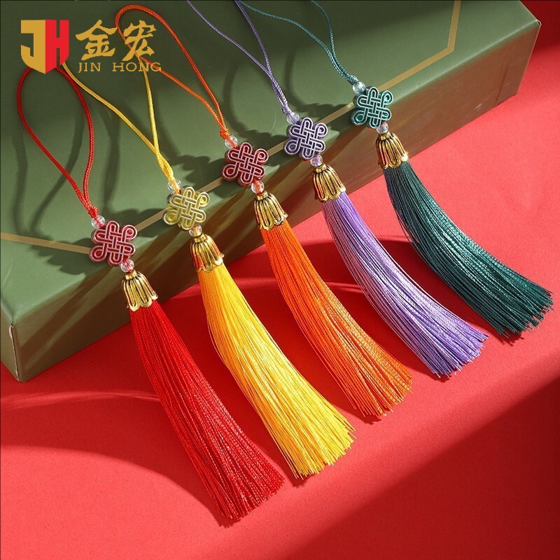 Chinese Knot Tassel Ears High-End Cheongsam Han Dynasty Sachet Rope Fan Retro Vertical Hanging Tassel Ice Silk Hand-Woven Chinese Knot Tassel Ears High-End Cheongsam Han Dynasty Sachet Rope Fan Retro Vertical Hanging Tassel Ice Silk Hand-Woven