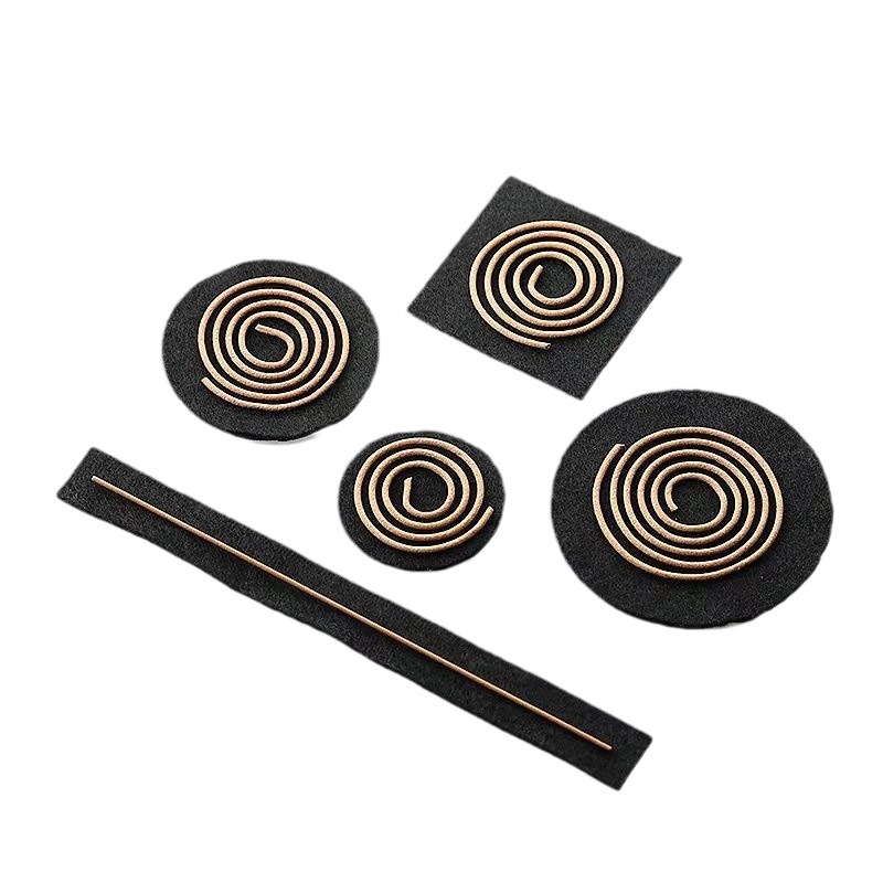 High temperature resistant incense burner pad flame retardant cotton point incense cotton household square round incense box incense burner heat insulation fireproof Cotton