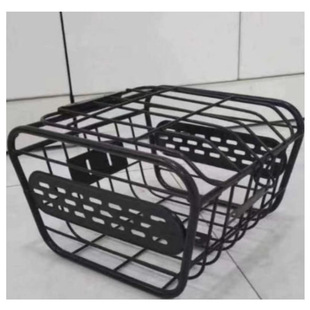 Electric Car Basket, Mountain Bike Travel Car Front Basket, Wire Basket, Bold and Weighted Battery Car Vegetable Basket