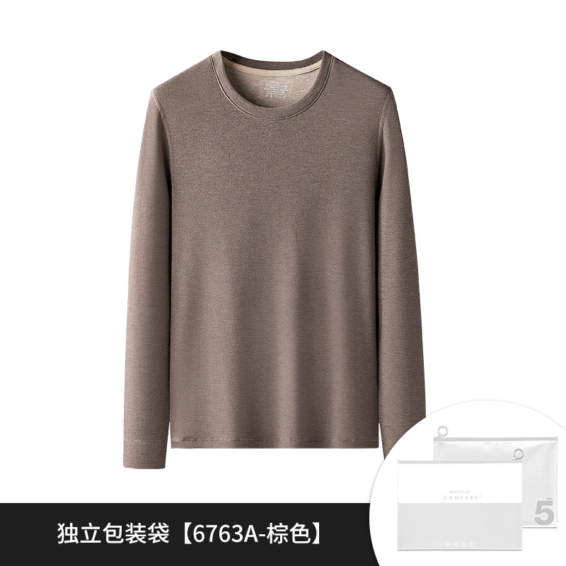 [Envío Gratis] Nueva Camiseta Térmica de Seda y Lana para Mujer, Otoño e Invierno, con Forro Polar y Cuello Medio Alto Engrosado