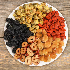 Yangyuanji Mulberry Goji Berry Longan Tea Triangle Pack Goddess Tea Black Mulberry Goji Berry Tea Wholesale and Distribution Red Date Tea