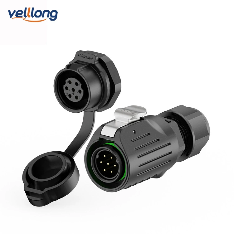 IP68 waterproof power socket connector EW-LP16 panel plastic 2/3/4/5/7/8/9 aviation plug