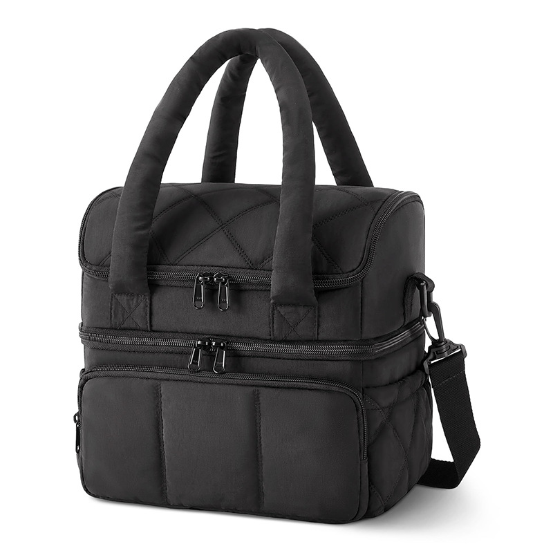 Geïsoleerde dubbellaagse lunchtas voor picknick en reizen_voghion.com