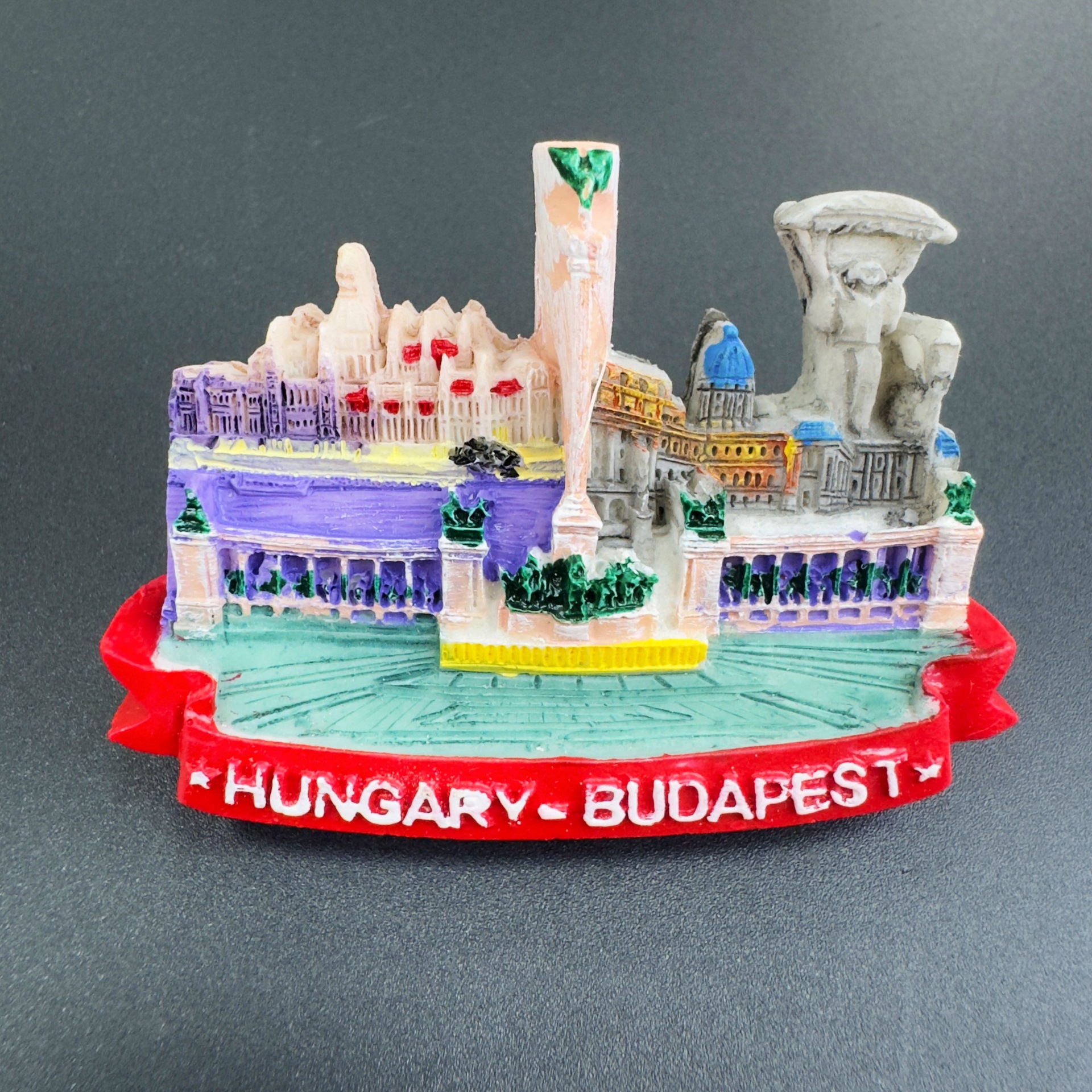 树脂匈牙利布达佩斯文创冰箱贴创意立体旅游纪念品磁吸贴工艺品