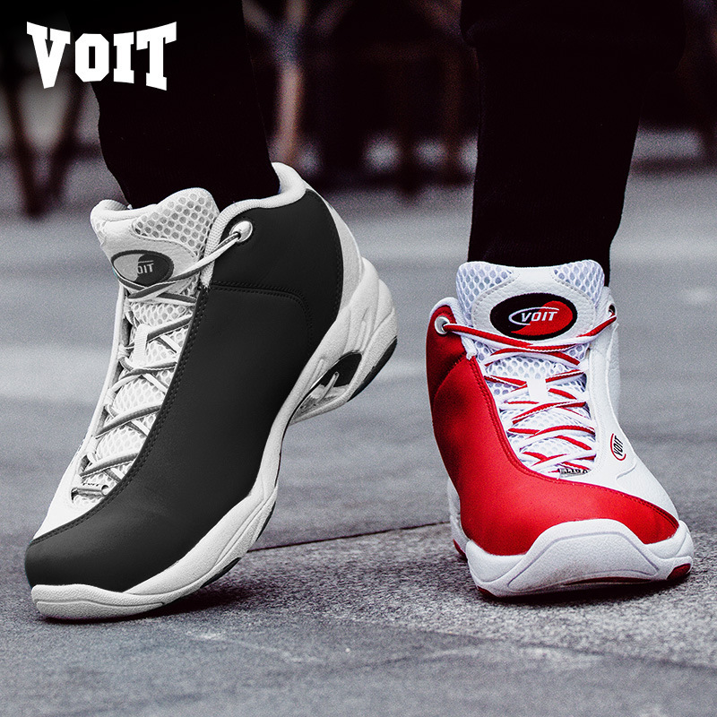 Walter Tai Chi Basketball Shoes for Men, Winter Leather Shock-Absorbing Men's Shoes, Wear-Resistant Combat Boots, Waterproof Sports Shoes, Non-Slip High-Top