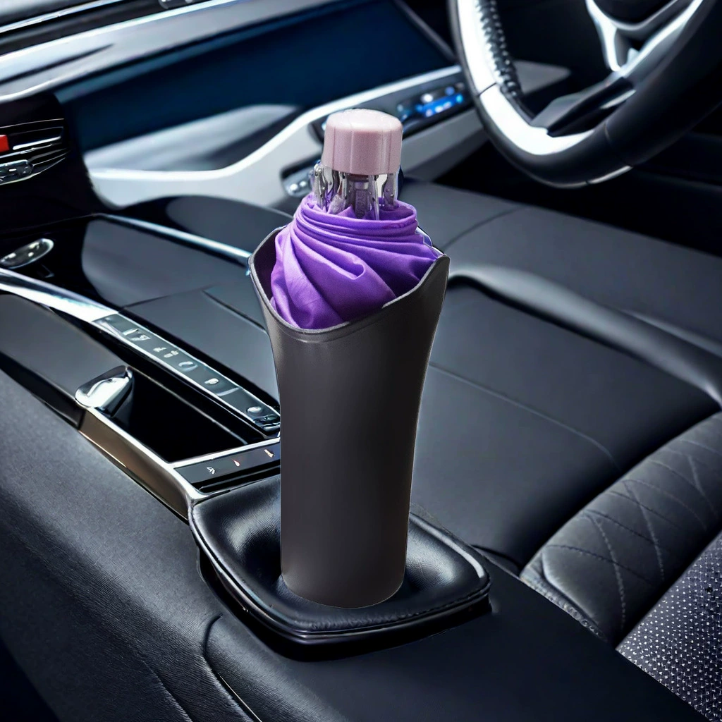 Car umbrella storage bucket car on the inner built -in garbage bin suspension rear cleaning car door Put the umbrella artifact