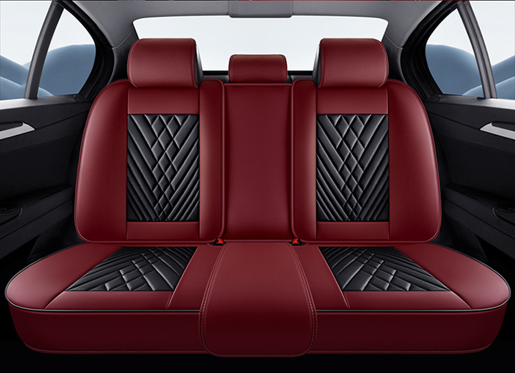2026 Cross-Border New Product Car Seat Cushion 3D Full-Cover Stereo Napa Leather Seat Cover Lumbar Cushion Universal Seat Cushion for All Seasons