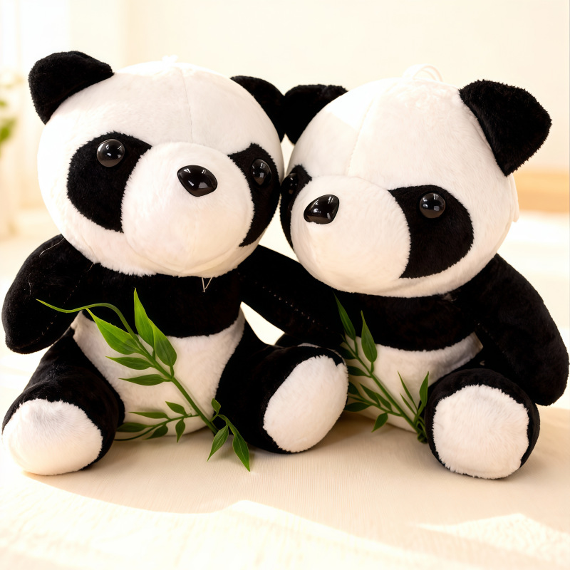 Muñecas de boda agarrar muñecas al por mayor muñecas de peluche pandas juguetes de peluche al por mayor boda colgante comercio exterior