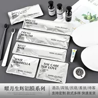 Disposable set for hotel, slippers, toothbrush, toothpaste