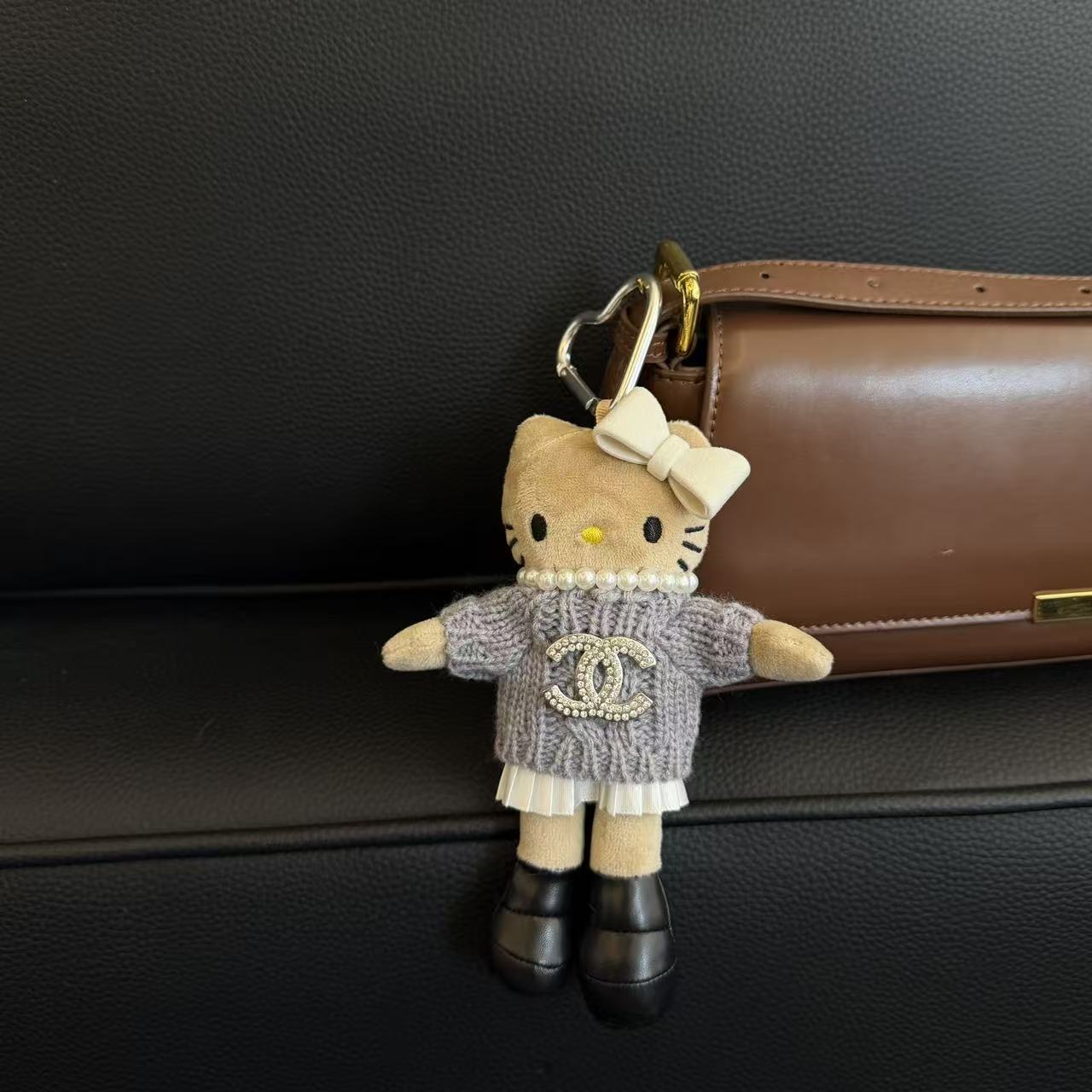 新品可爱いロングレギンスキティぬいぐるみスカートきせかえ人形ドレスins风人形饰りリュックサックキーホルダー