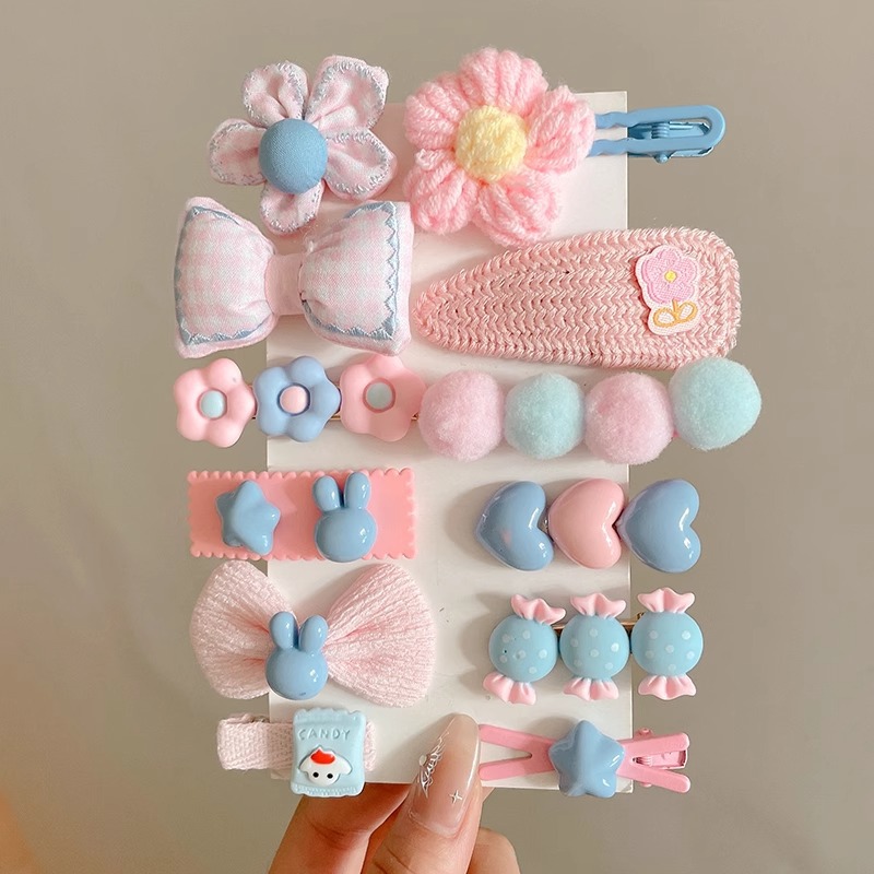 Clip de pelo de peluche clip lateral clip lateral clip para niños clip de cabello clip de frangeo 2025 nuevo bebé adorable adornamiento para el cabello