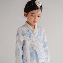 女童漢服唐裝長袖公主裙春秋季兒童古裝寶寶韓服中國風拜年服冬裝
