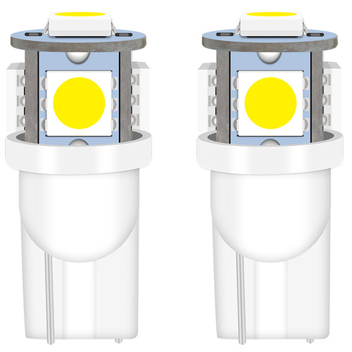 Cross-border exclusive supply of t10 width indicator LED car lights 5SMD decoded high-brightness license plate lights indoor roof lights 5050 car lights