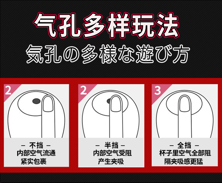 Jiuai Manual Airplane Cup Male Masturbator TPE+ABS Adult Sex Toy — detail image 17