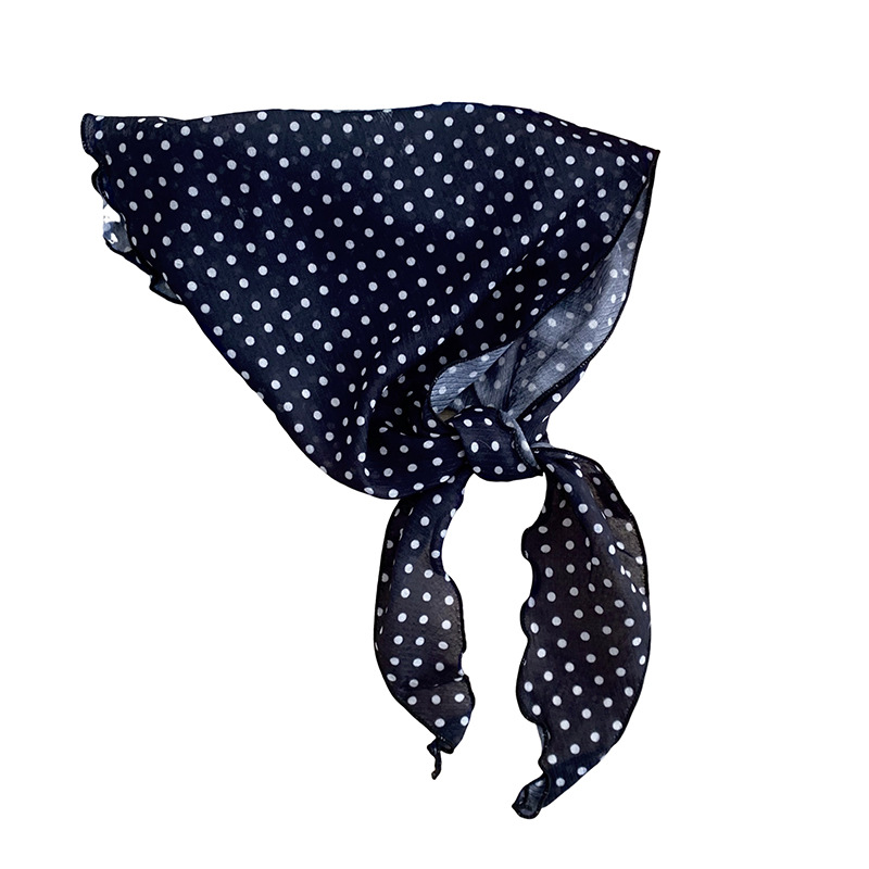 Bufanda de seda nuevo estilo protector para el cuello bufanda para el cuello pequeño y fresco pañuelo floral a cuadros cinturón para el cabello para atar el cabello bufanda triangular multiusos para atar la cintura