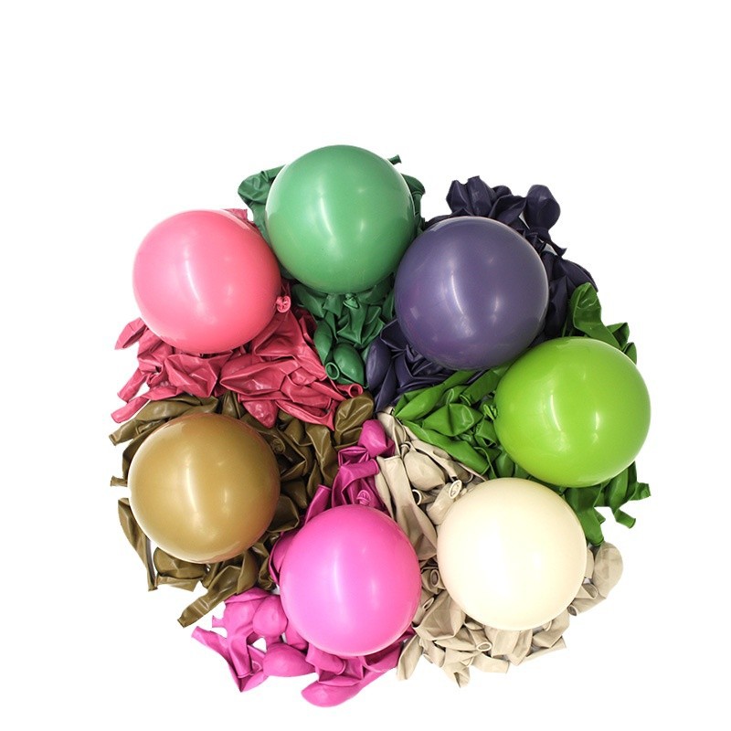 12 pulgadas personalizado retro globo cumpleaños fiesta decoración paquete boda arreglo globo al por mayor Morandi color