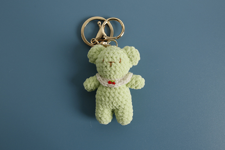25g Weight Bag Pendant, Keychain Classification 1 Piece Quantity Holiday, Daily Occasion Hand knitting yarn Material Animal Pattern All Seasons Season Cute Style 1 Piece Cute Animal Hand Knitting Yarn Bag Pendant Keychain 3