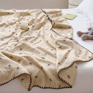 2025 New Type A Cotton Double-layer Yarn Blanket
