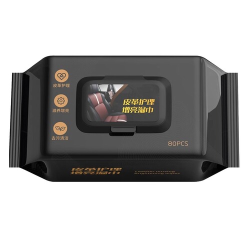 Car interior leather care cleaning wet wipes, car film wipes, car wash magic, special wipes for leather boxes