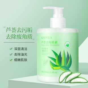 Ginnya Aloe Vera Exfoliating Gel Skin Care Popular Deep Cleansing Facial and Body Mud for Skin Improvement Wholesale