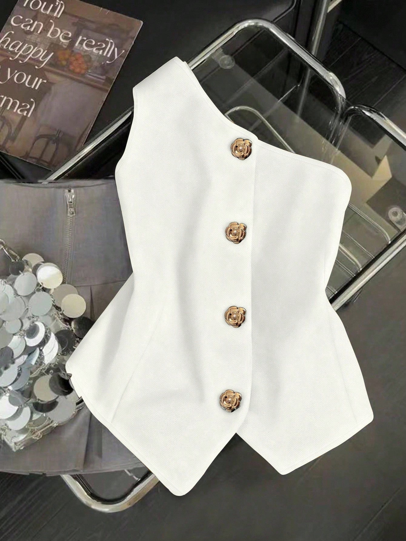 Spot Amazon AliExpress Europa y Estados Unidos transfronterizos Amazon ropa de mujer elegante moda camisa de color sólido Cardigan de alta calidad