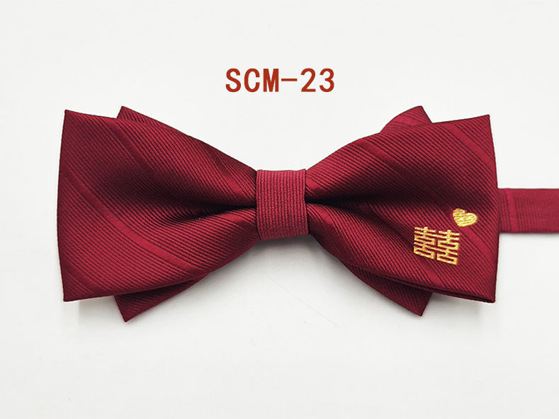 Spot venta al por mayor, pajarita para hombres, ropa formal, moda coreana, novio, padrino, lazo negro sólido