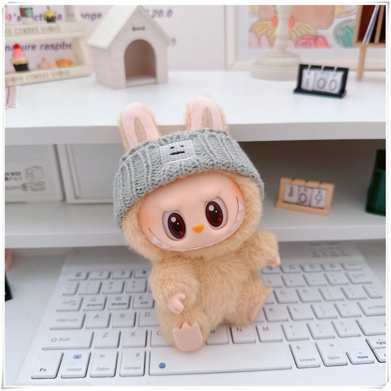 labubu ベビー服 Labubu 第一世代第二世代第三世代 10 センチメートル綿人形黒と白グレートレンディなスウェットシャツパーカーパンツ|undefined