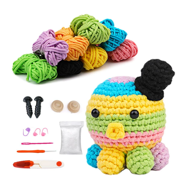 Pouring cotton octopus