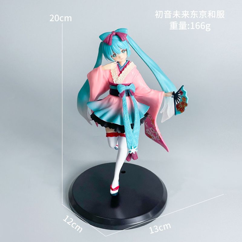 初音未来手办动漫水冰月美少女蕾姆花嫁穹妹二次元公仔模型摆件批|undefined