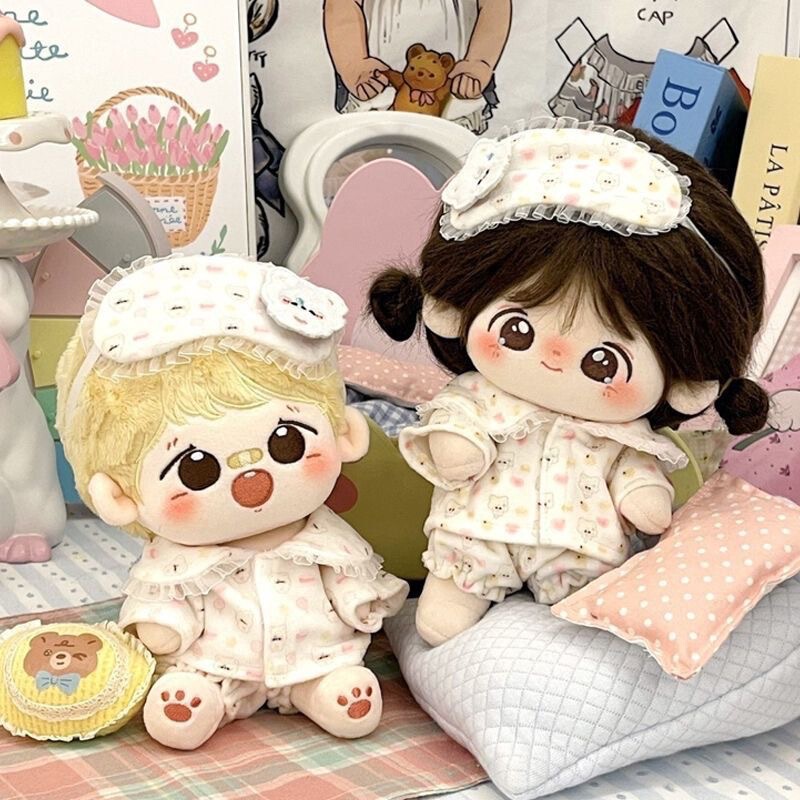 20 Genuine cm Doll Clothes Pajama Set Cotton Cute Series Swan Clothes Eye Mask Attribute Doll in Stock 20 Genuine cm Doll Clothes Pajama Set Cotton Cute Series Swan Clothes Eye Mask Attribute Doll in Stock