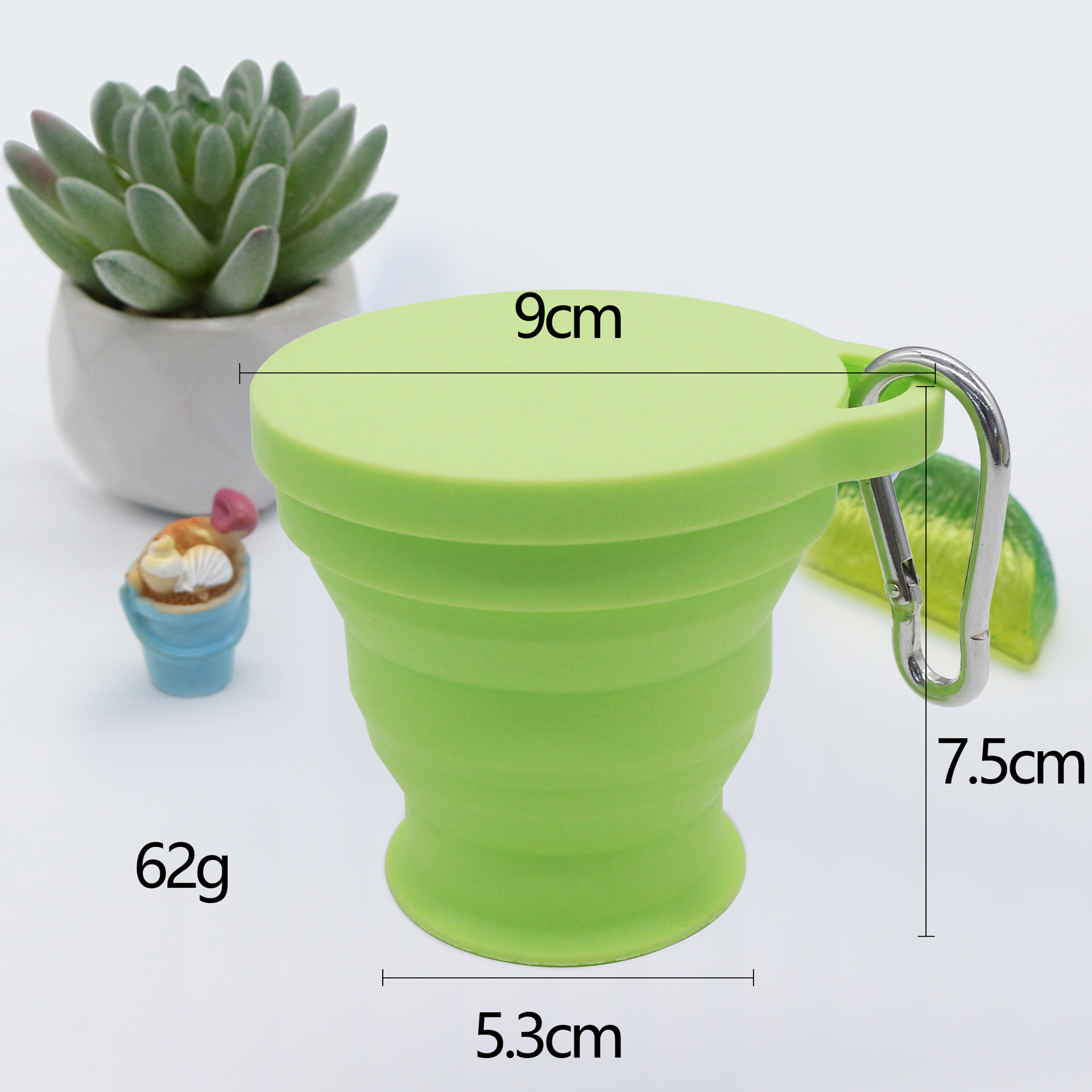 Nuevo 180ml taza de agua plegable silicona garra de gato taza de enjuague retráctil turismo monocromático taza de agua plegable portátil taza