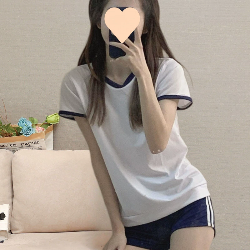 Летние студенческие шорты с короткими рукавами пижамы