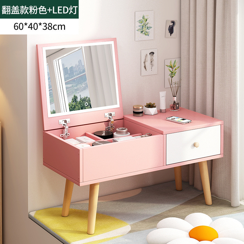 出窓ドレッシングテーブル、座りドレッシングテーブル、女の子用ドレッシングテーブル、小さなテーブル、寝室のインターネットセレブの小さなドレッシングテーブル|undefined