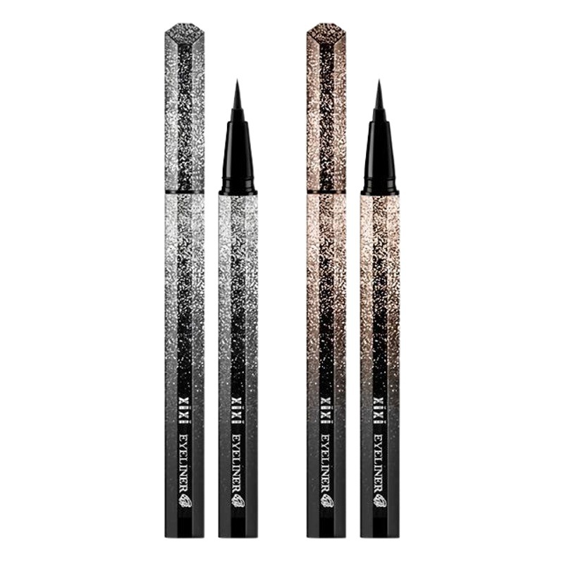 xixi Eyeliner Internet Celebrity Starry Sky Beginner Eyeliner Color Long-lasting Waterproof Not Easy to Blooming D355