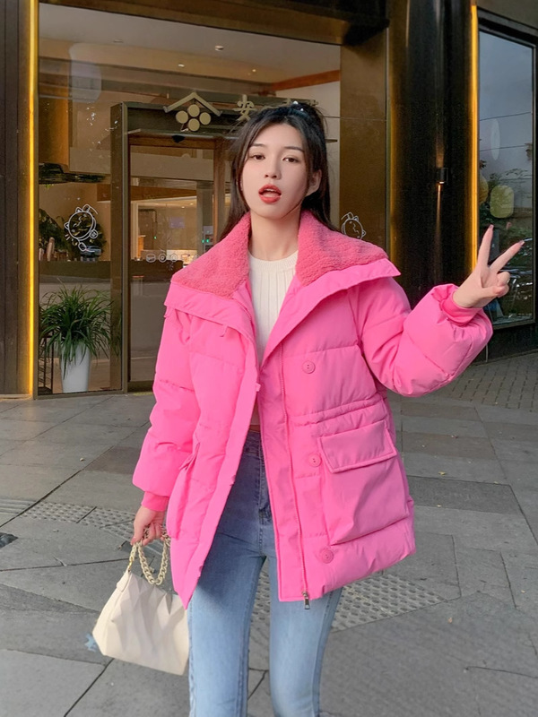 羽绒棉服女2025秋冬新款韩版宽松棉袄小个子面包服棉衣外穿潮|undefined