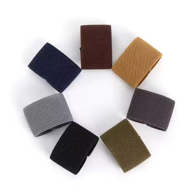 Nylon Belt Black Accessories Tail Clip Tail Fixing Ring Elastic Elastic Buckle Canvas Belt Ring Small Circle