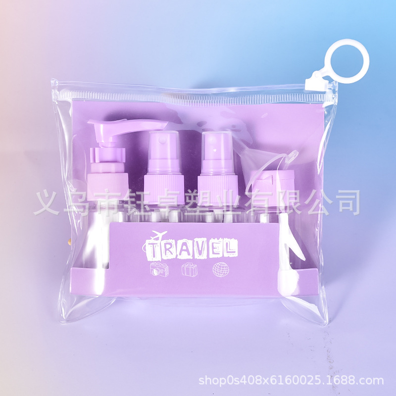 Botella de transporte de viajes, botella de pulverización, botella de pulverización de cosméticos, botella de pulverización de viajes, botella de compresión, embalaje de emulsión