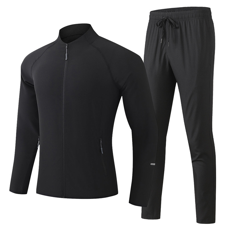 Tops deportivos, ropa de ciclismo de primavera y verano para hombres, pantalones de secado rápido de manga larga, chaqueta para hombres, entrenamiento de baloncesto, ropa de fitness para correr