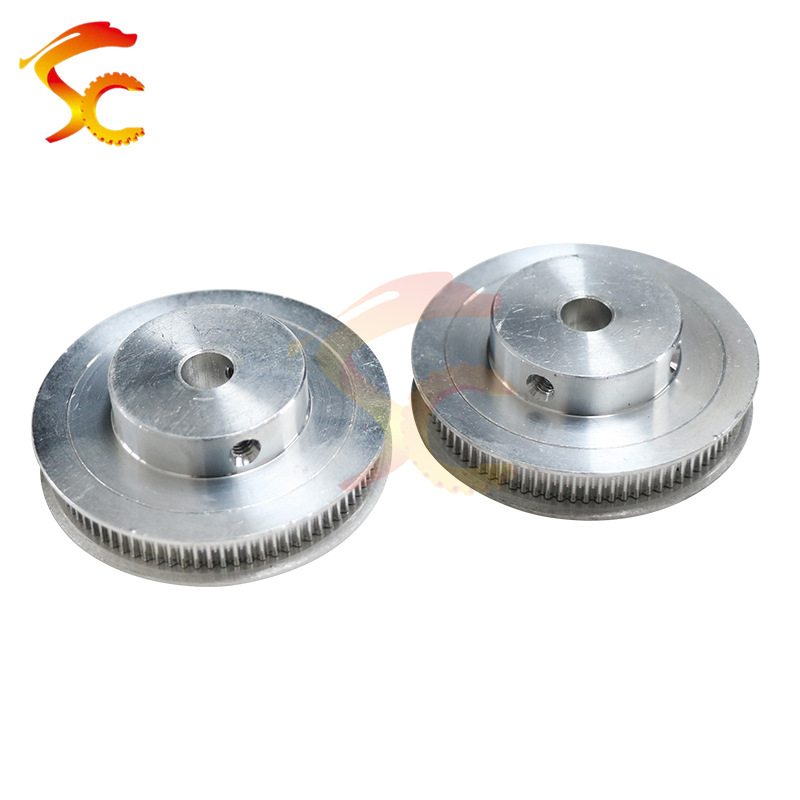 铝质同步带轮2GT80齿内孔14齿面11配10MM皮带现货高精度加工