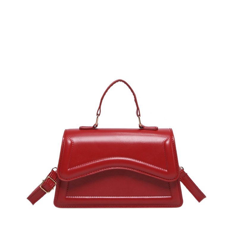 Bolsa cuadrada para mujeres 2024 invierno nueva moda bolso de hombro de color caramelo bolso de moda bolso de mano de moda simple bolso inclinado