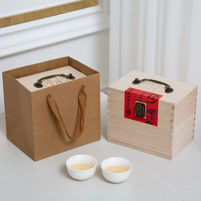Универсальная деревянная коробка, Фудин Баича, loose tea, чайные пакетика, Пуэр из натурального дерева