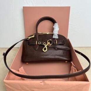 M Home Top Layer Cowhide Shell Bag Vintage Handbag Genuine Leather Tote Bag Underarm Bag Fashion Shoulder Oblique 5BB169