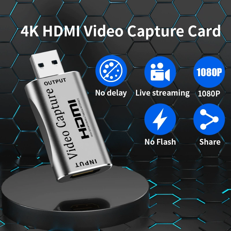 Новая USB-дискована карточка Live OBS аудио видео HDMI HD запись видео коллекция карты