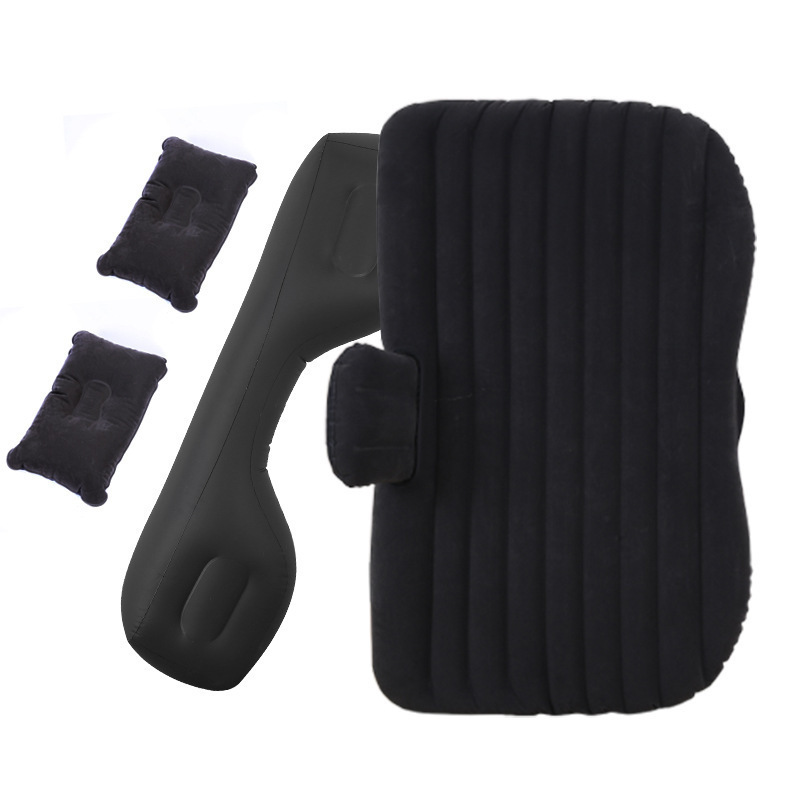 Transfronterizos cama inflable de automóviles asiento trasero flocado cama de cojín de aire universal confortable plegable cama de campamento al por mayor